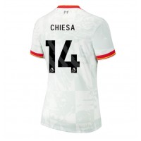 Camisa de Futebol Liverpool Federico Chiesa #14 Equipamento Alternativo Mulheres 2024-25 Manga Curta